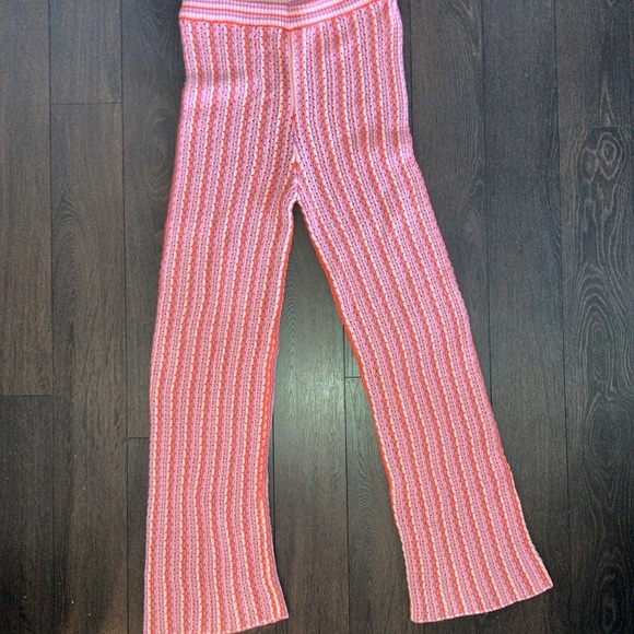 Striped knitted pants - Picture 3 of 10